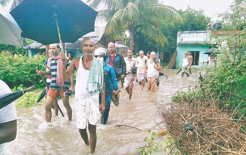 सप्तरीको तिलाठीमा यस्तो बाढी वर्षौंपछि आए: देवनारायण यादव