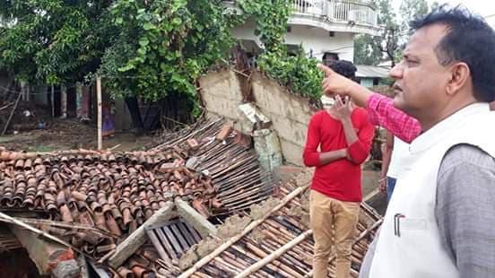 महोत्तरीको बाढी प्रभावित क्षेत्रमा प्राविधिक टोलि सहित मुख्यमन्त्री राउतद्वारा निरीक्षण