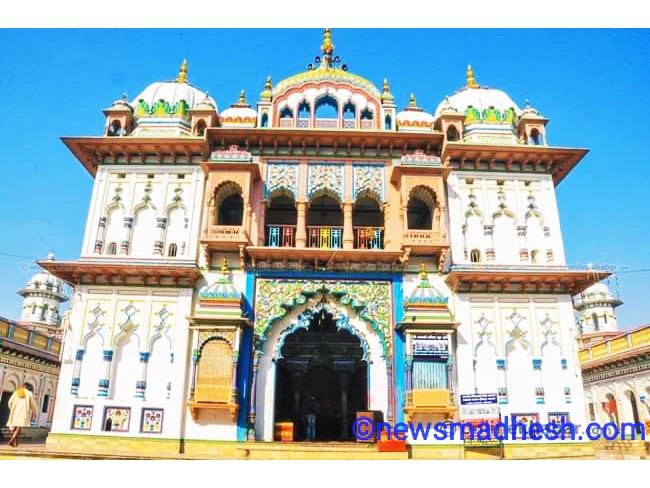 लकडाउन : श्रद्धालु भक्तजनहरुको सहभागिता बिना नै “जानकी मन्दिरमा” बिधिबिधान पूर्वक रामनवमी
