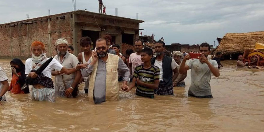 नरैनापुरका गाउँ डुबानमा