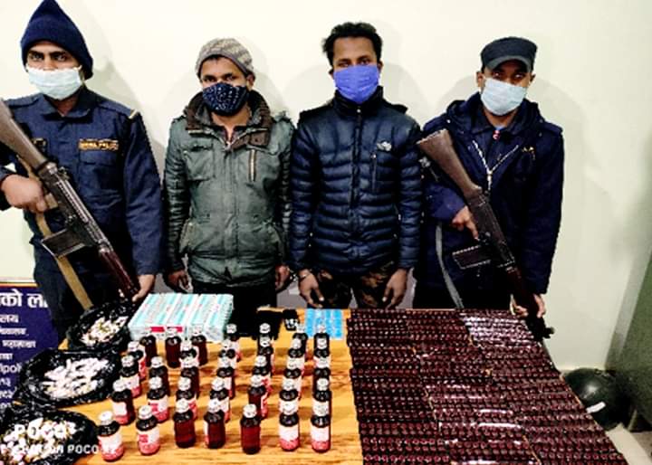 सिरहामा लागुऔषधसहित दुई जना पक्राउ