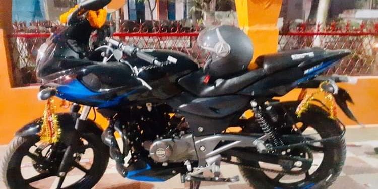 जनकपुरमा प्रहरी चौकीकै अगाडीबाट पत्रकारको मोटरसाइकल चोरी