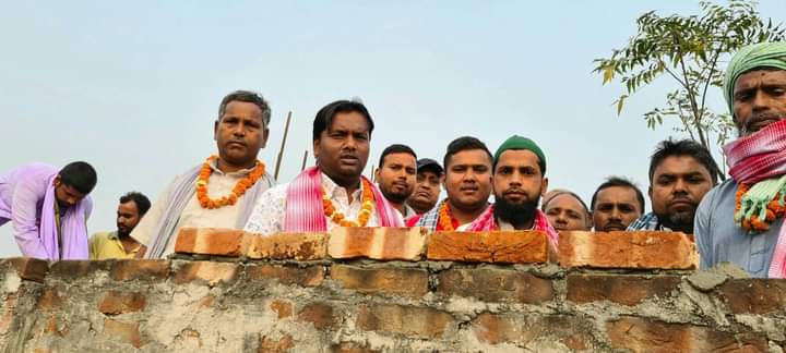 मेयर मण्डलले इदगाहको कम्पाउण्ड वाल निर्माणको शिलान्यास गरे