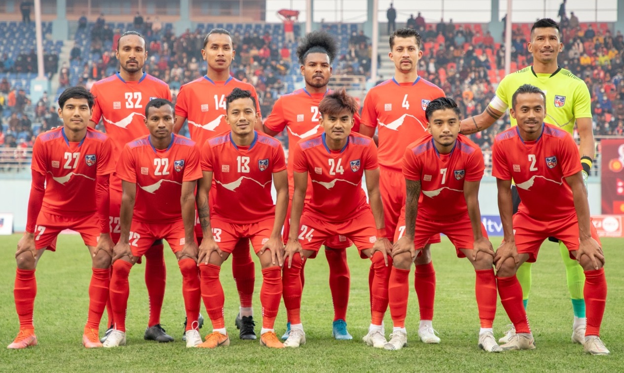 नेपाली फुटबल टोली इराक जाँदै