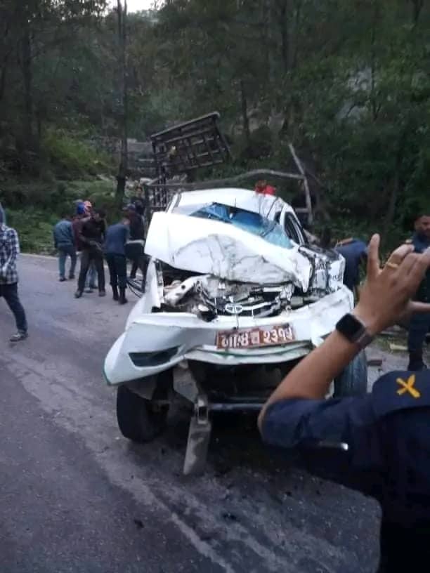 मकवानपुरको इन्द्रसरोवरमा गाडी दुर्घटना हुँदा चार जनाको मृत्यु