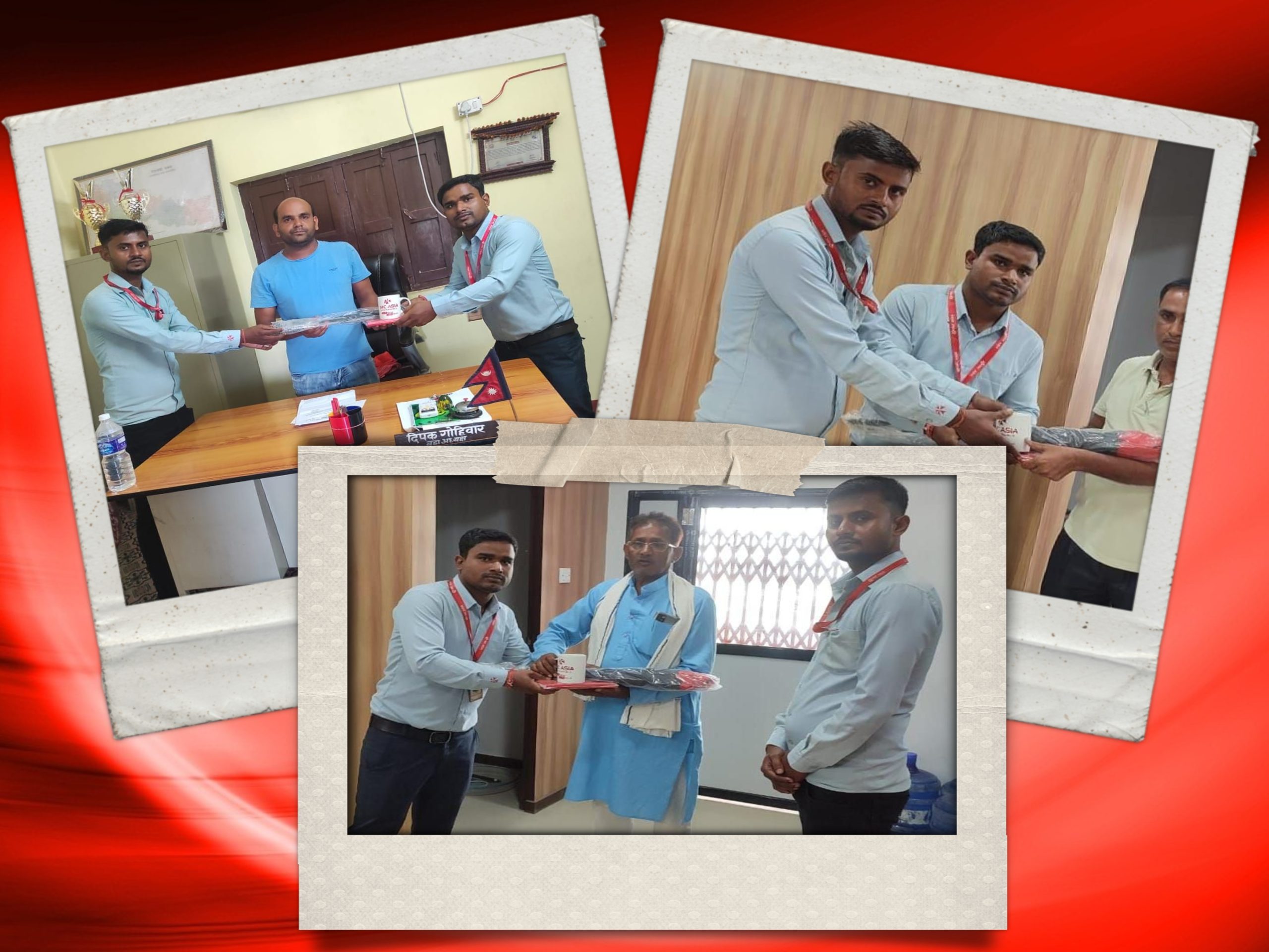 एनआईसी एसिया बैंकद्वारा कमलाका जनप्रतिनिधिलाई बधाई सहित गिप्ट