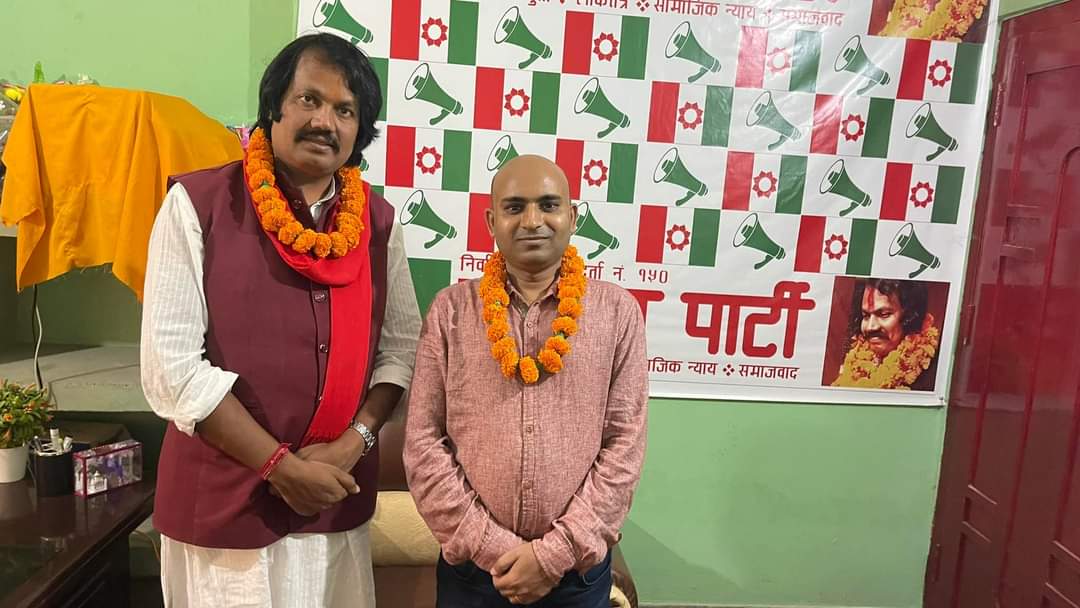 डा.सीके राउत र एनआरएमएका महासचिव डा.महतोबीच भेटवार्ता