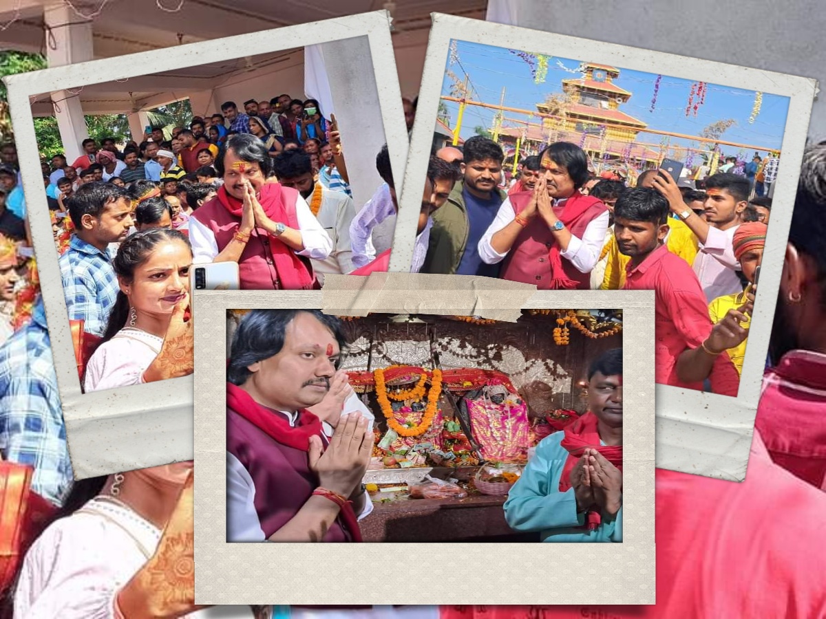 डा.सीके राउतद्वारा कंकालिनी भगवतीको मन्दिरमा पुजापाठ